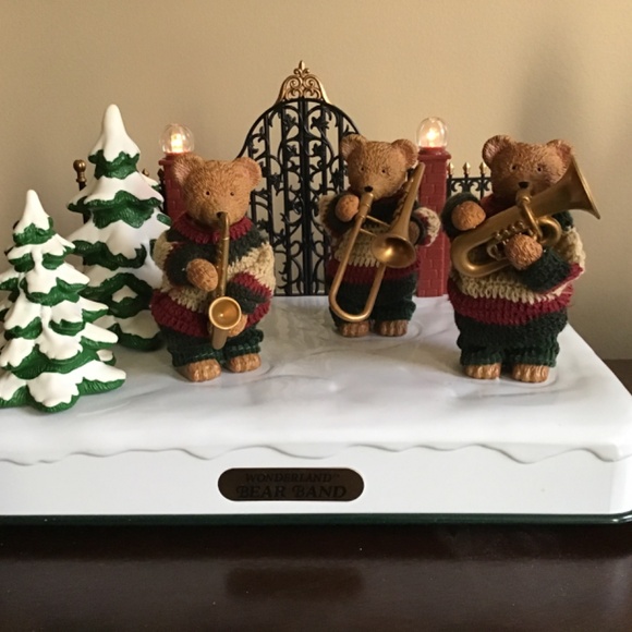 Vintage Wonderland Bear Band Swing & Sway - Picture 2 of 3